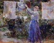 贝尔特摩里索特 - Woman Hanging out the Wash